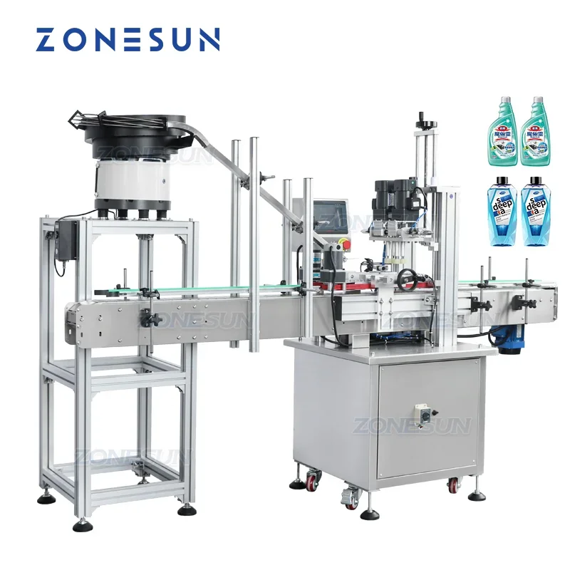 Automatic Pet Feeder - ZONESUN ZS-XG16P Automatic Capping Machine Screw