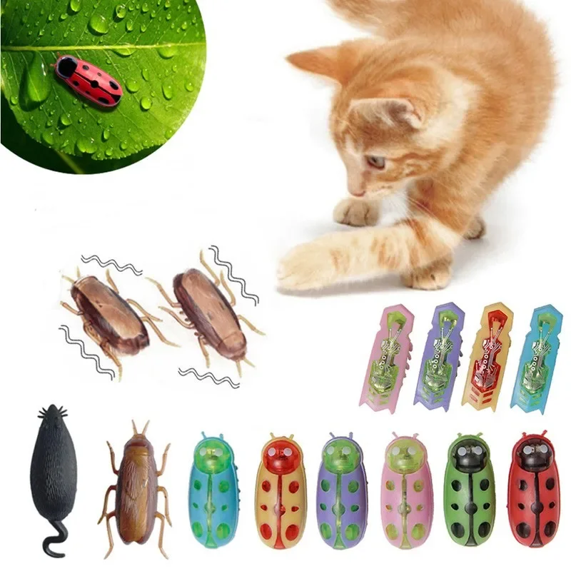 Catnip Toys - Funny Electric Bugs Catnip Toy Automatic