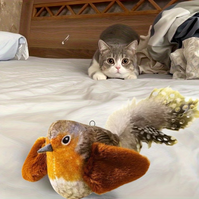 Self-playing Hanging Bird Cat  - Catnip Toys recension och pris