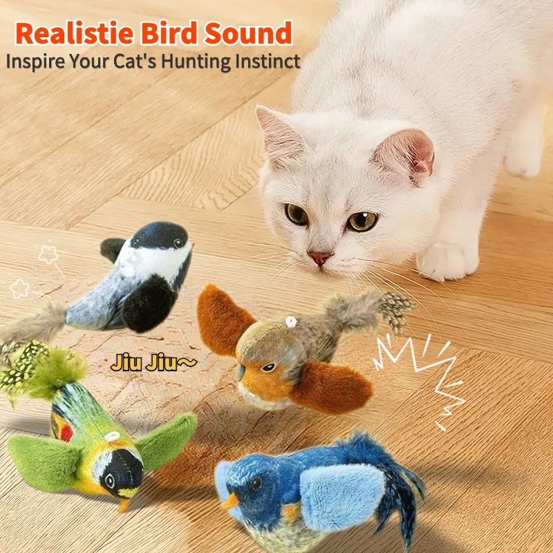 Self-playing Hanging Bird Cat  - Catnip Toys recension och pris