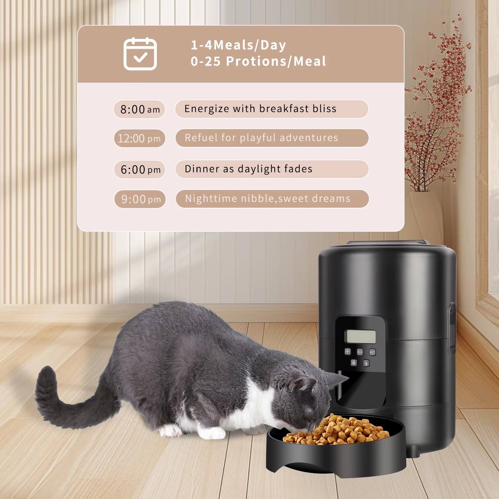2L APP Control Automatic Pet F - Automatic Pet Feeder recension och pris