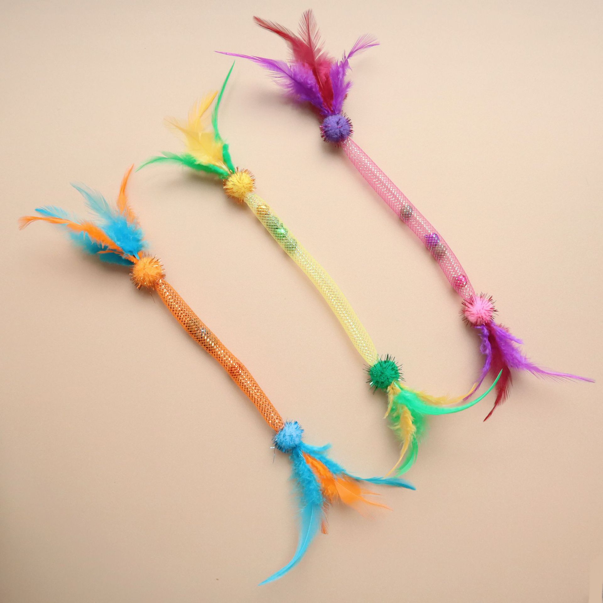 Feather Teasing Cat Stick Elas - Catnip Toys recension och pris