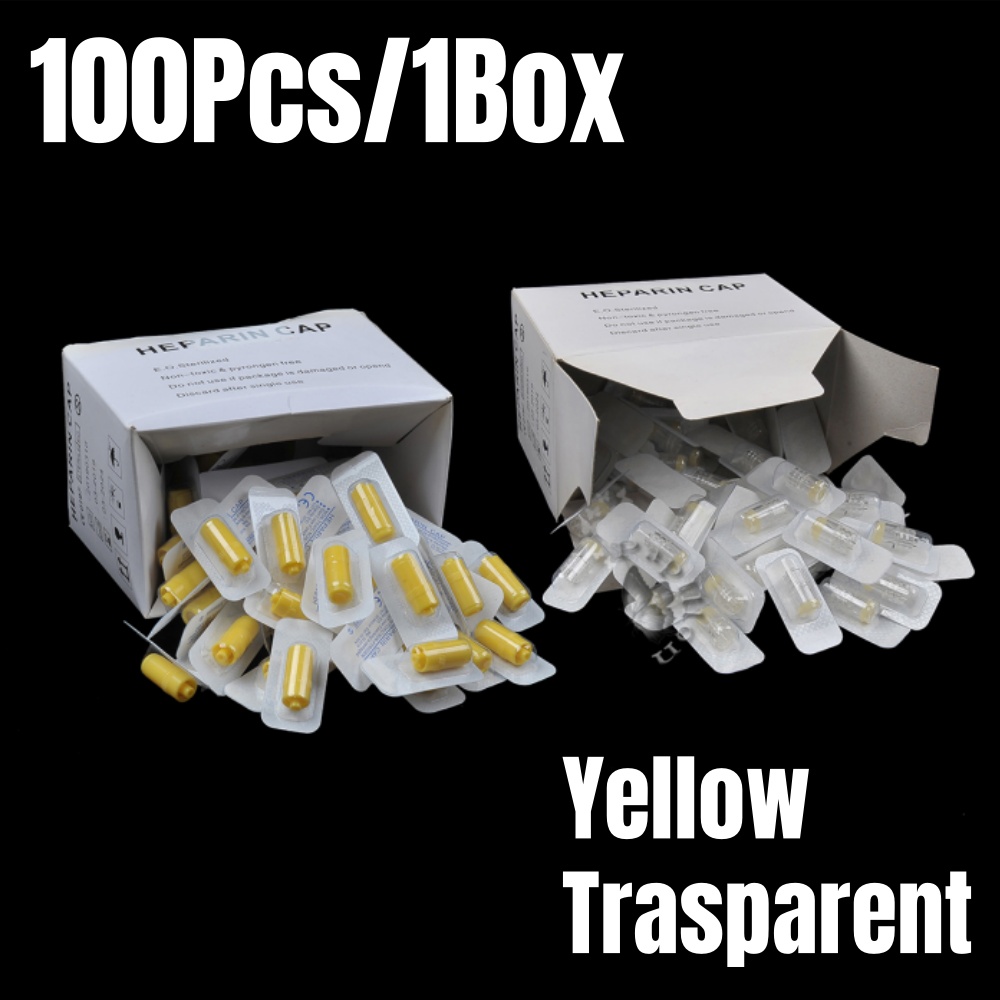 100Pcs/Box Heparin Cap IV Disp - Pet Supplies App recension och pris