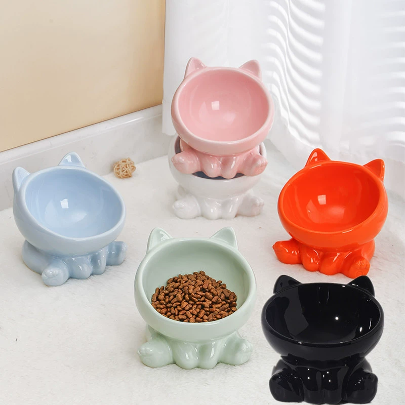 Ceramic Cat Dog Bowl High Feet - Royal Canin Food Medium recension och pris