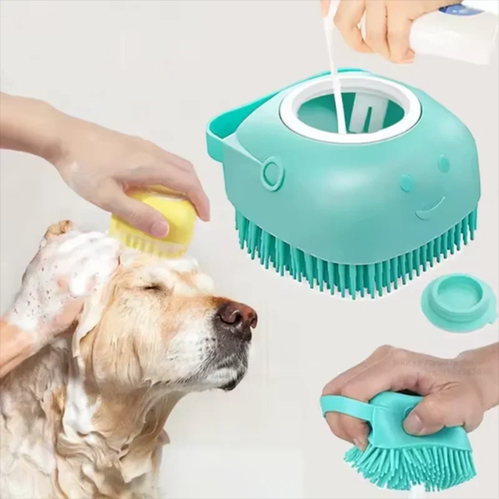Silicone Bath Massage Brush Mu - Pet Supplies App recension och pris