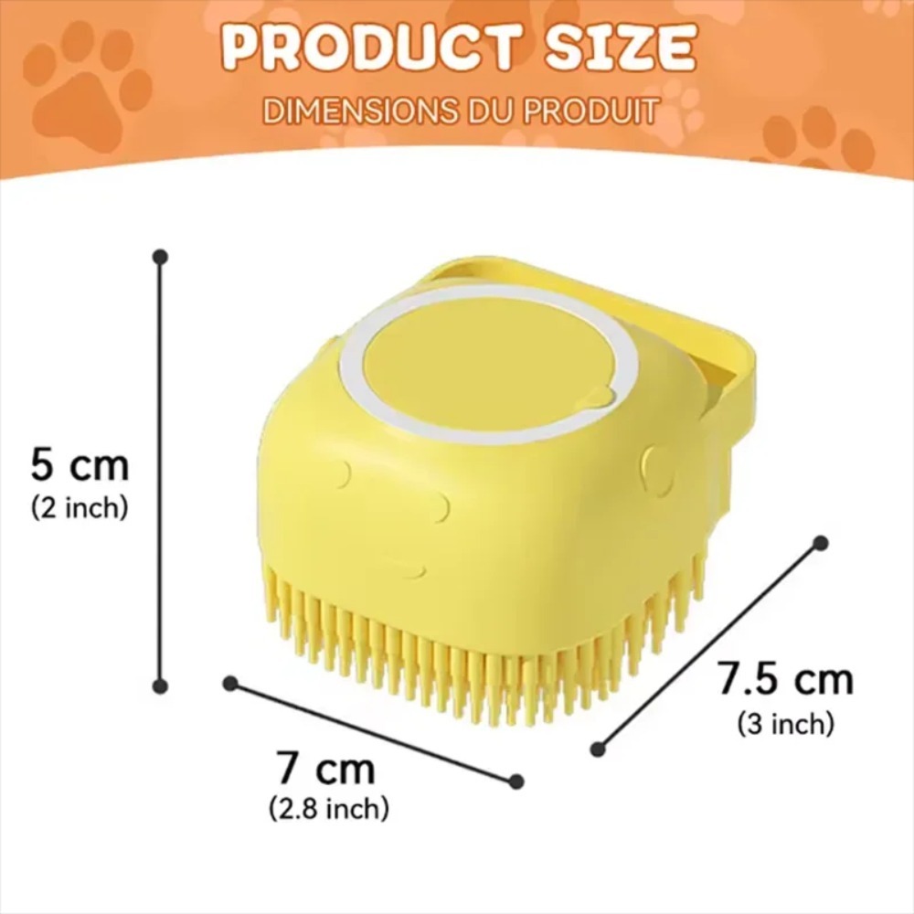 Silicone Bath Massage Brush Mu - Pet Supplies App recension och pris