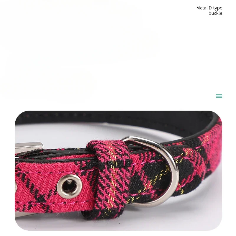 Pet Collar Scottish Plaid Dog  - Pet Supplies App recension och pris