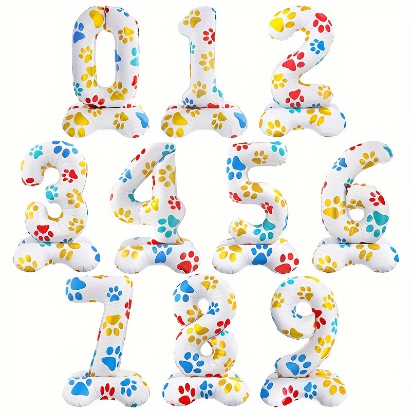 1Pc 16 Inch White Standing Num - Pet Supplies App recension och pris