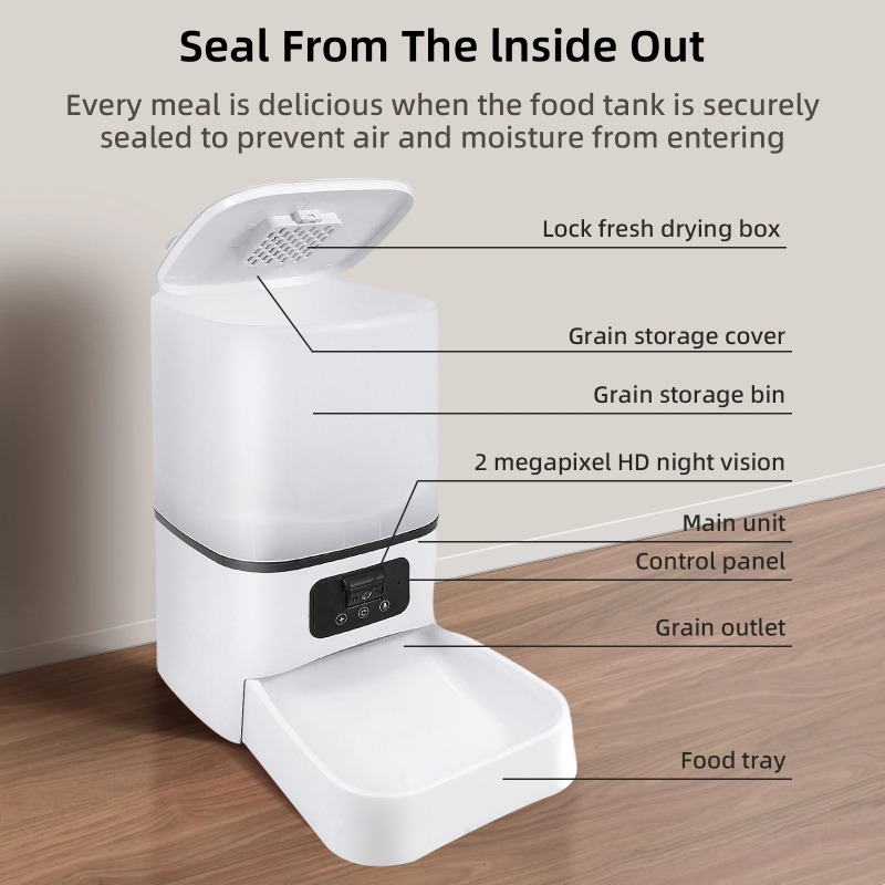 【2026】6L Intelligent Automatic - Automatic Pet Feeder recension och pris