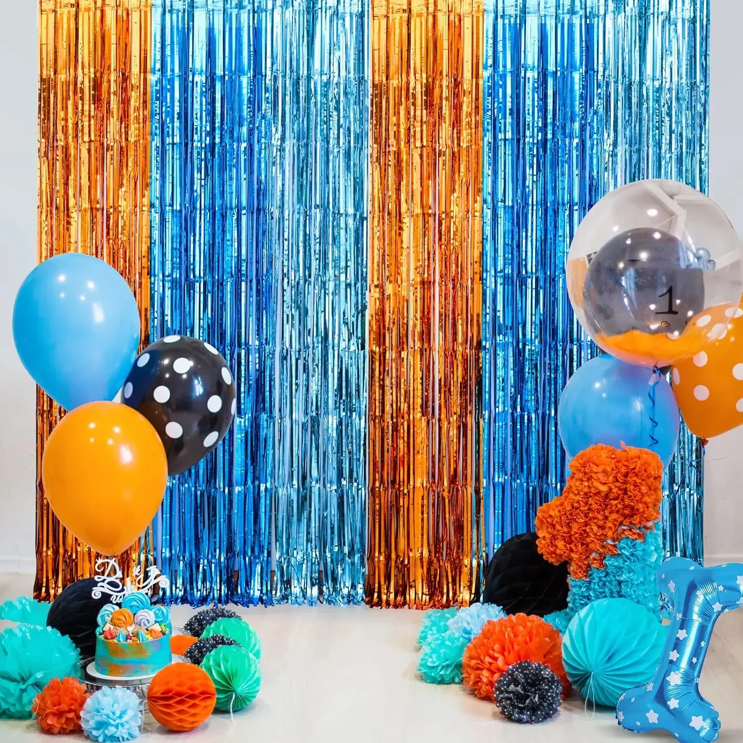 Orange Blue Dog Foil Fringe Cu - Pet Supplies App recension och pris