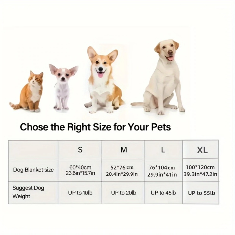 3PCS Soft Fluffy Pet Blanket C - Pet Supplies App recension och pris
