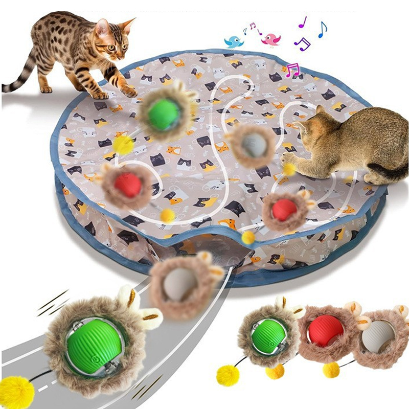 Smart Interactive Cat Toys Bal - Catnip Toys recension och pris