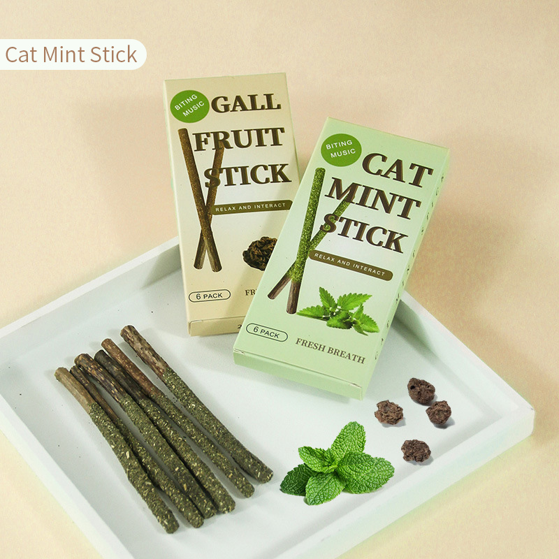 6pcs Natural Matatabi Cat Stic - Catnip Toys recension och pris