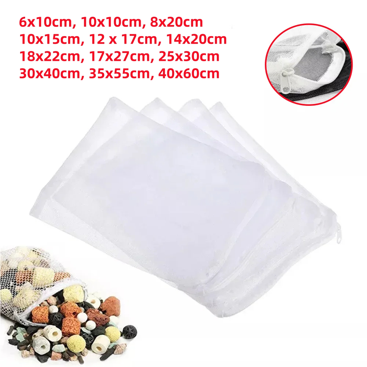 1/5Pcs Aquarium Filter Bags wi - Aquael Filter Fzn recension och pris
